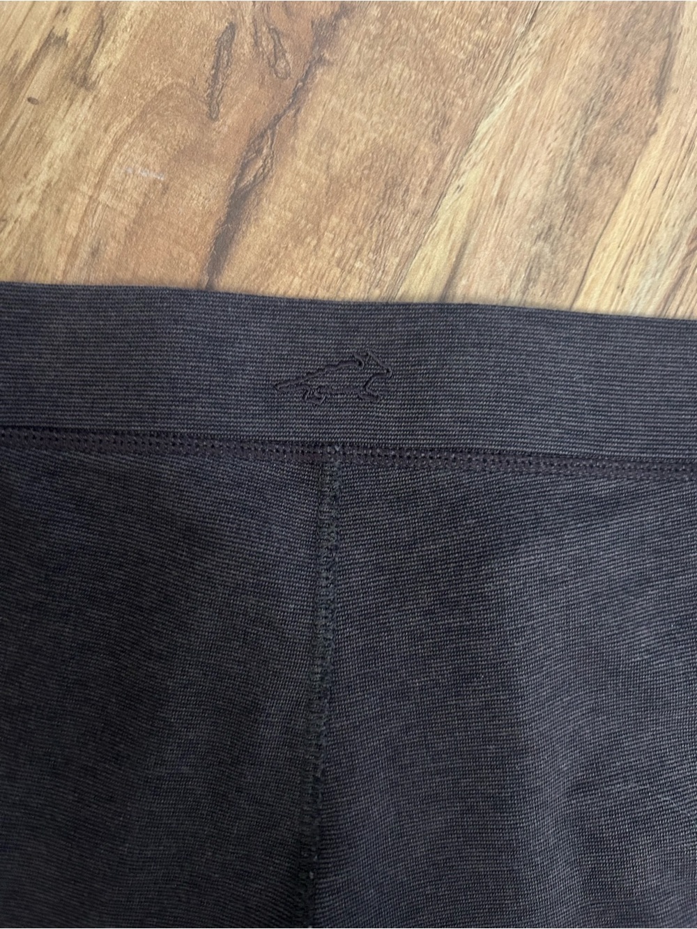 Horny Toad Wide Leg Chocolate Brown Low Rise Cropped Leggings Womens L - Picture 3 of 8